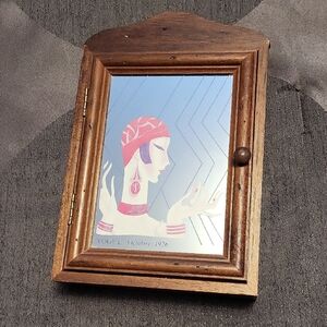 Vintage Vogue Mirrored Key Holder